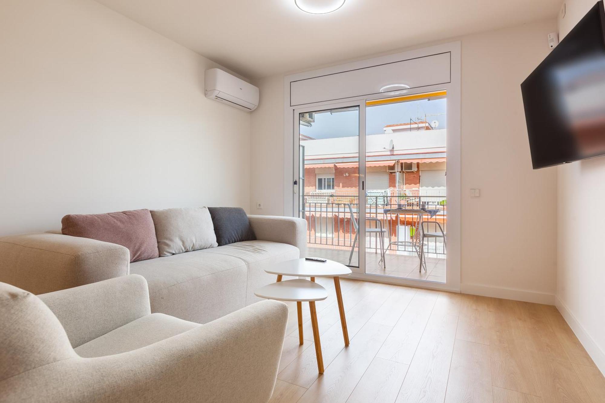 Blue Coast Apartment Canet De Mar Bagian luar foto