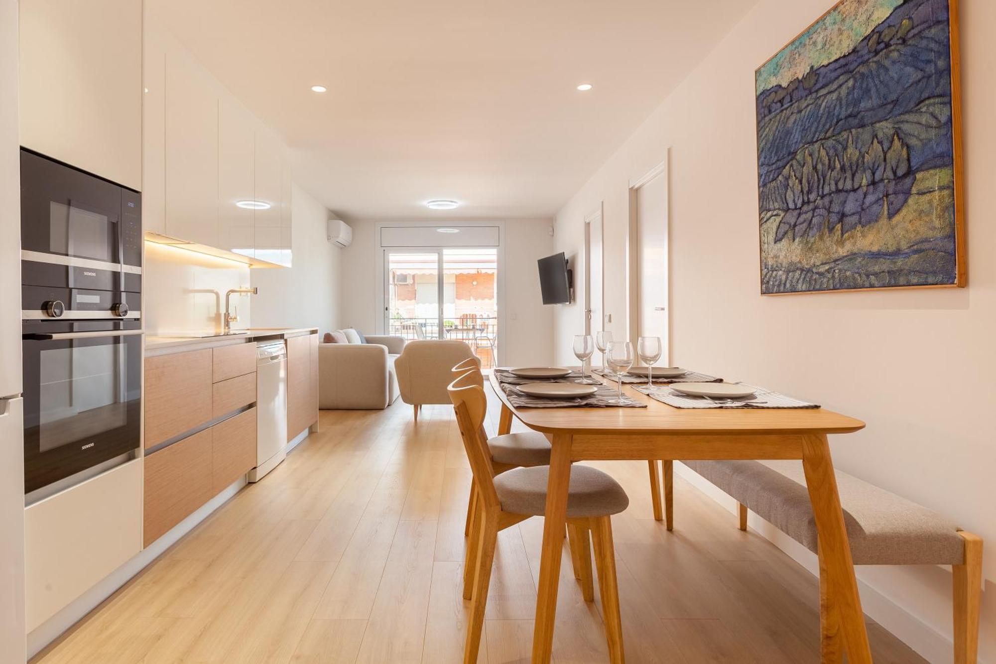 Blue Coast Apartment Canet De Mar Bagian luar foto